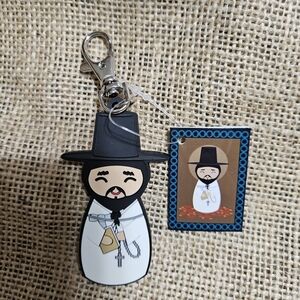Catholic Saint Keychain St. Paul Chong Hasang Charm